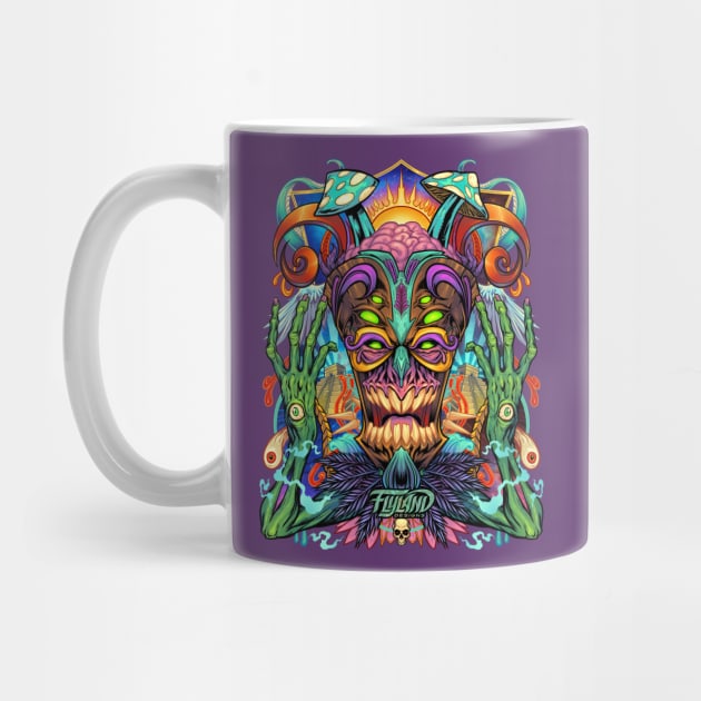 Psychedelic Tiki Creature by FlylandDesigns